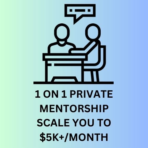 1 ON 1 MENTORSHIP PROGRAM